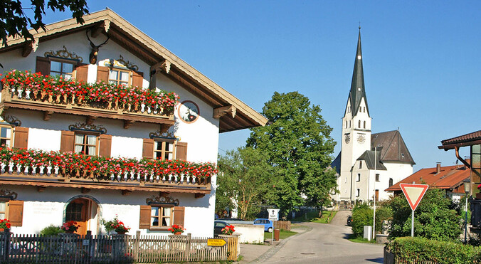 Dorfplatz Sachsenkam